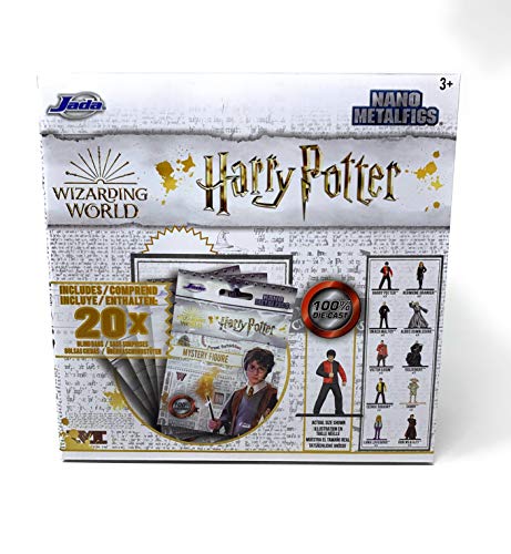Nano Metalfigs 100% Die Cast Collectible Blind Bags of Mystery Figures - 20 Blind Bags Total of Wizarding World of H PTR Mystery Figures