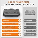 Vibration Plate Exercise Machine 450 Lbs Capacity,Vibrating Plate for Lymphatic Drainage,Power Shake Plate 199 Speeds for Weight Loss,Full Body Vibration Platform Machines for Women Men - Image 5
