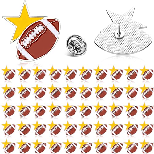 Image of Tondiamo Sports Ball Lapel Pin Bulk Baseball Football Softball Tennis Brooch for Team Training Backpack Hat Cloth Accessories