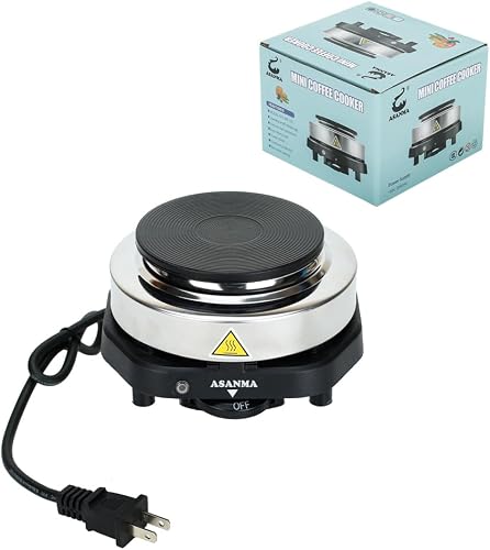 500w Electric Moka Pot Mini Stove Hot Plate Electric Stove Burner | 110v Compact Coffee Warmer Hot Plates For Countertop Rv, Electric Camping Stove For Coffee, Tea, Milk, Low Wattage Portable