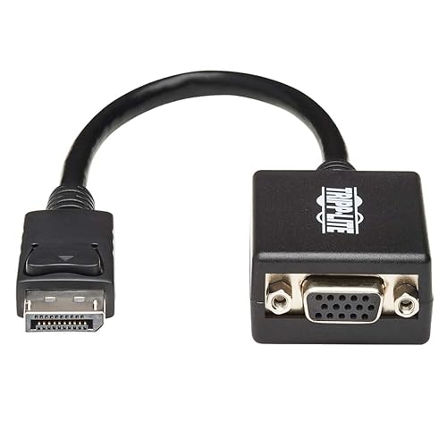 Miniatura 6 de Tripp Lite Adaptador de Vídeo DisplayPort a VGA, Convertidor de Vídeo DP a VGA, Adaptador de Pantalla Activa (MF), 6 Pulgadas (P134-06N-VGA), Negro