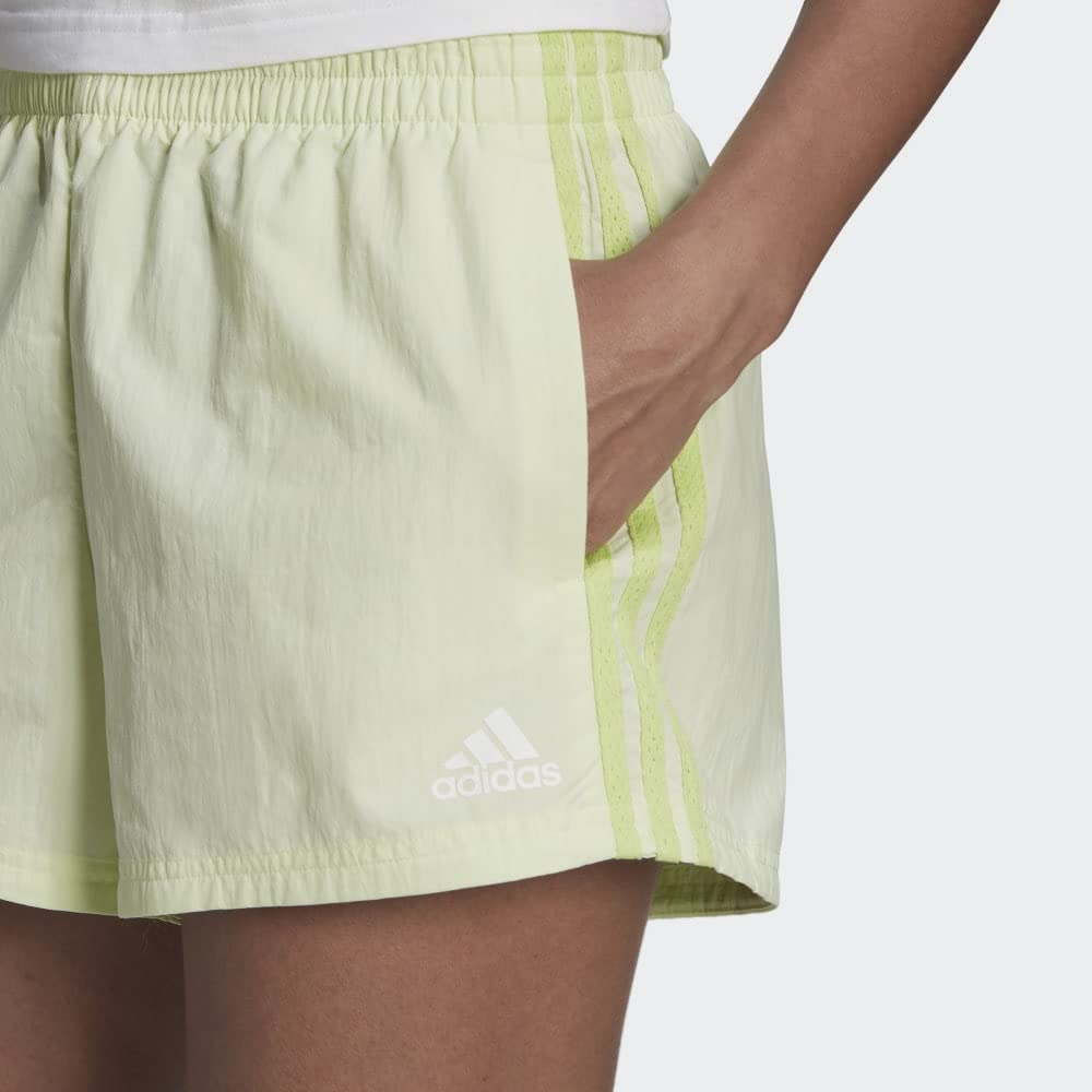 adidas Pantaloncini da donna in tessuto a 3 strisce