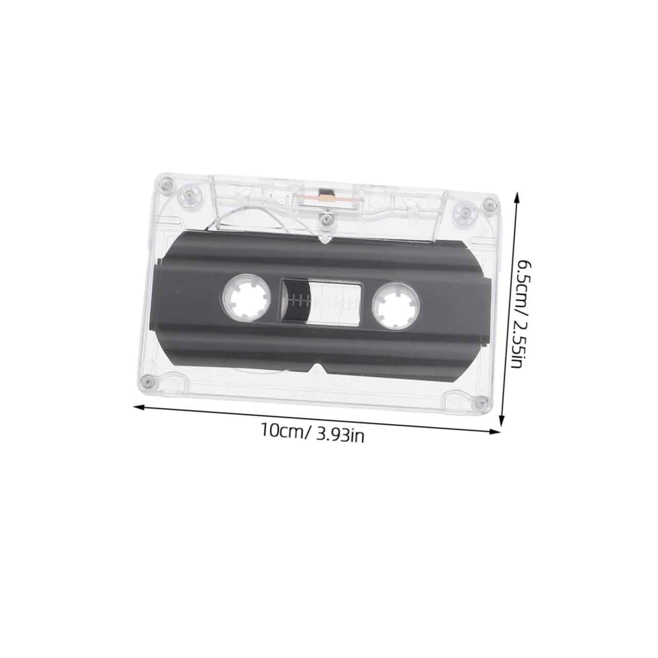 OKUMEYR 4Pcs Blank Audio Tapes Empty Cassette Tapes for Music Voice Messages and DIY Projects Vintage Style Recording Tapes Compatible with Various Devices