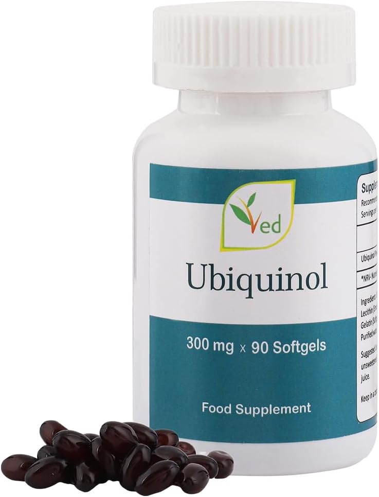 Ubiquinol 300mg, 90 Softgels, Enhanced Bioactivity CoQ10