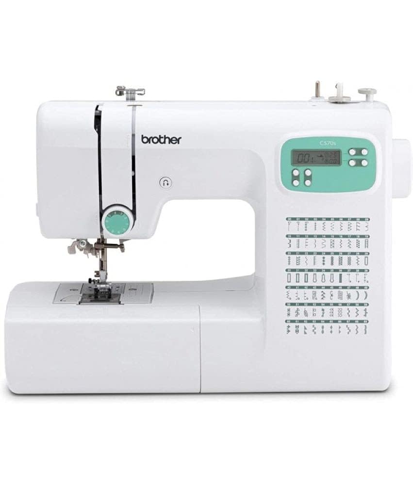 Brother CS70S Macchina da Cucire Elettronica con 70 Punti di Cucito utili, Elastici, Ornamentali,ricami, patchwork Cucitura Automatica, Display Multifunzion