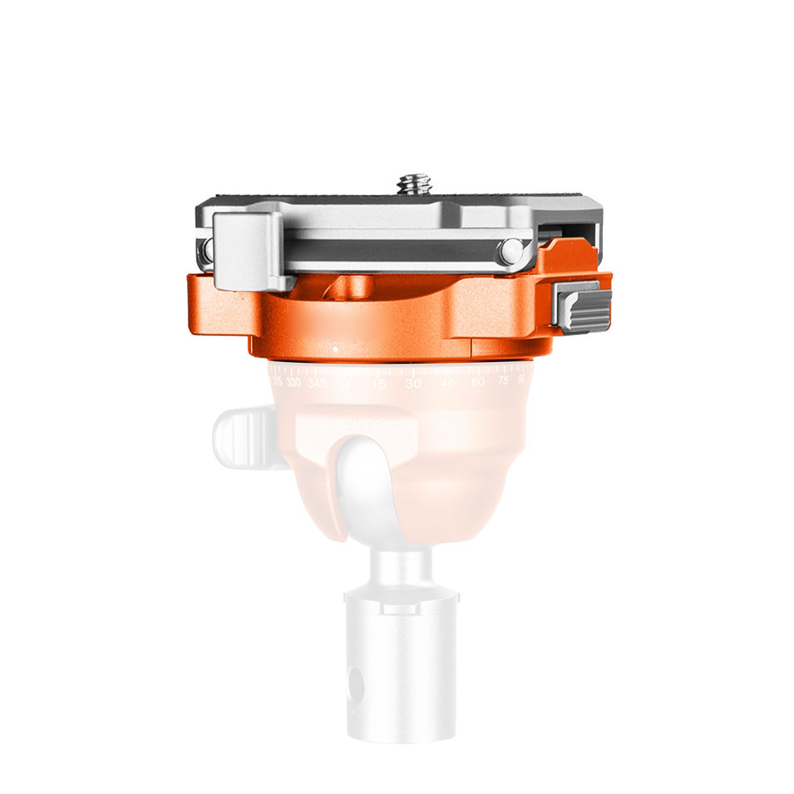 Jiawu Piastra a Sgancio Rapido per Fotocamera, Sgancio Rapido con Bloccaggio Automatico con Riprese Verticali e Stabilizzazione Antiscivolo, Piastra di Base con Livella a Bolla Incorporata per