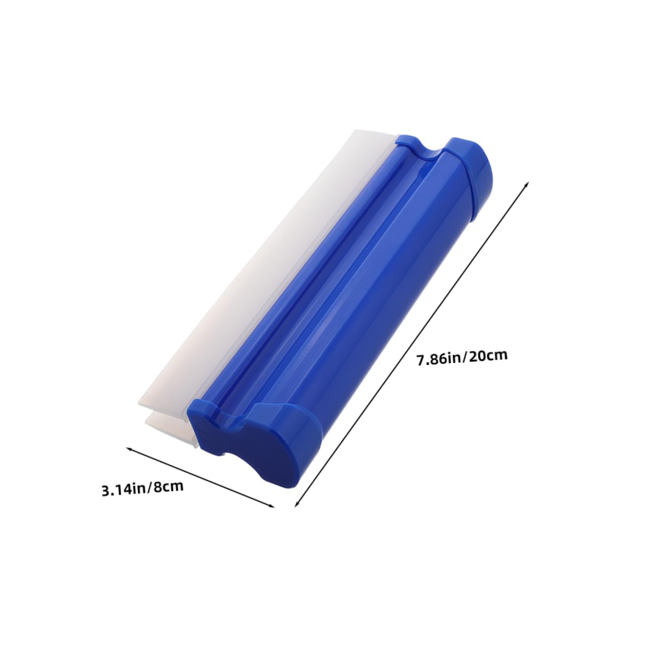 HAPINARY 2Pcs Lightweight Car Window Squeegee Portable Glass Cleaning Tool for Household and Car Detailing Durable Dual Row Blades for Scratch Finish