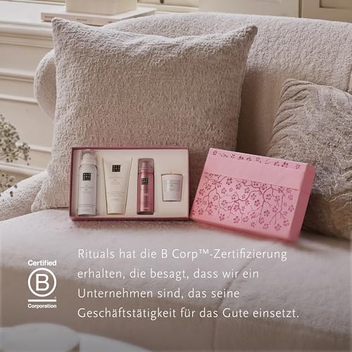 RITUALS Geschenkset The Ritual of Sakura, Small | Geschenkbox mit Körperpflegeprodukten mit Reismilch und Kirschblüten | Pflegende Eigenschaften