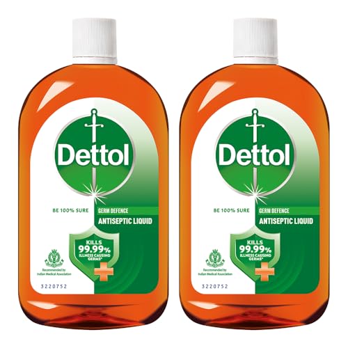 Dettol Antiseptic Liquid for First Aid, Surface Disinfection and ...