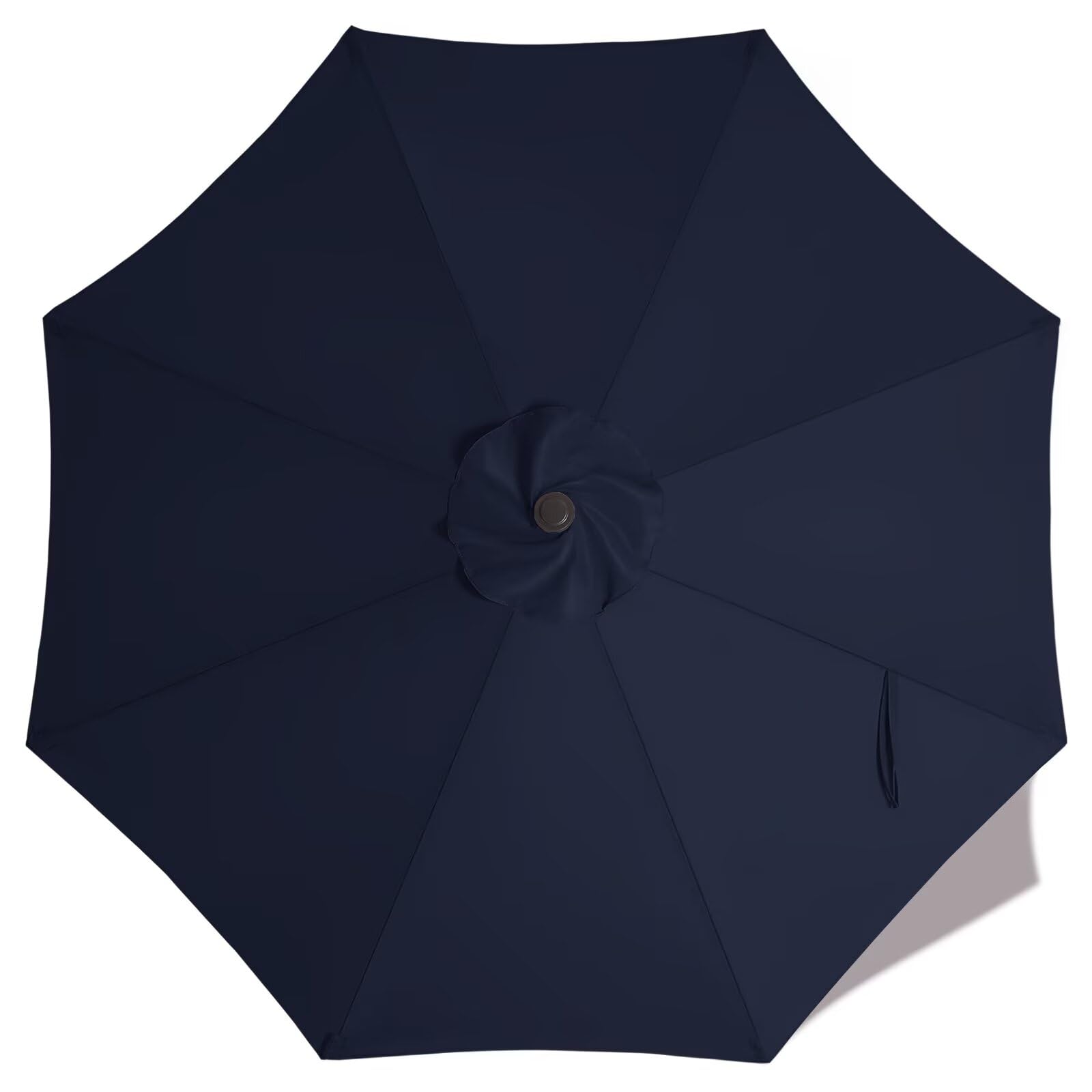 ABCCANOPY 9ft Outdoor Umbrella Replacement Top Suit 8 Ribs (Navy Blue)