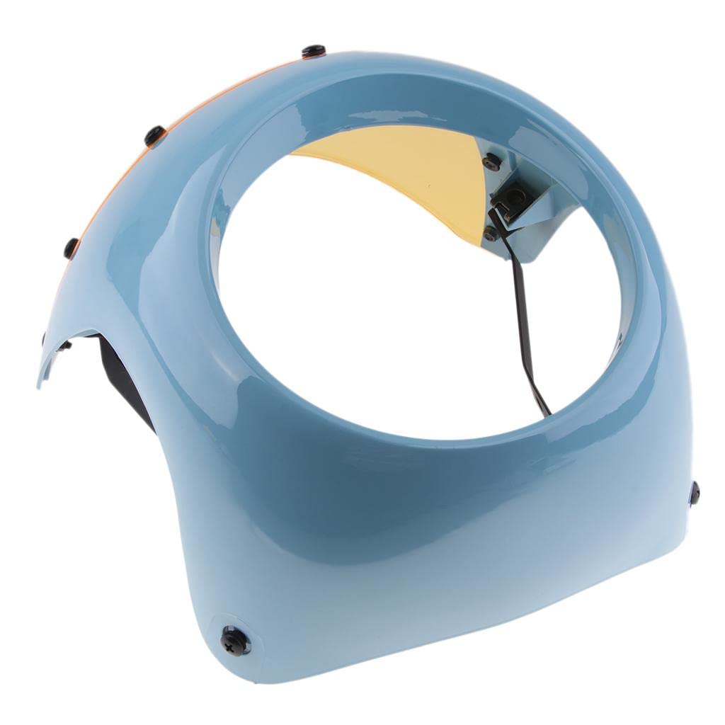 Retro Cafe Racer Style Handlebar Fairing Screen Universal Fit 7
