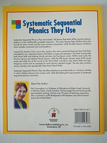 Systematic Sequential Phonics They Use: For Beginning Readers of All Ages