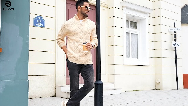 LE 17 SEPTEMBRE　DRAWCORD COLLAR JUMPER s-l400.jpg