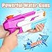 600cc Water Gun for Kids Adults：6 Pack Squirt Blasters Super Water Gun Soaker with Long Range High Capacity for Boys Girls Summer Swimming Pool Beach Outdoor Water Fighting Play Toys Party Favors