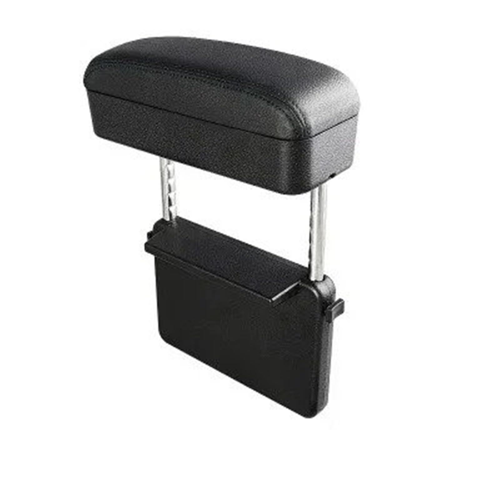 AWGNTQQ Car Armrests Universal Car Armrest Box Elbow Support Adjustable Center Console Styling Auto Seat Gap Organizer(1PCS all black)
