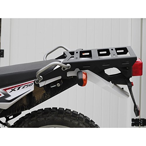 Cargo Rack Luggage Carrier Utility Rear Tail Holder Black Powdercoat fits: 08-16 Yamaha XT250 - Immix Racing - 100-005-black - Thumbnail 4