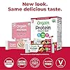Orgain Organic Vegan Protein Bars, Peanut Butter Chocolate Chunk - 10g Plant Based Protein, Gluten Free Snack Bar, Low Sugar, Dairy Free, Soy Free, Lactose Free, Non GMO, 1.41 Oz (12 Count)