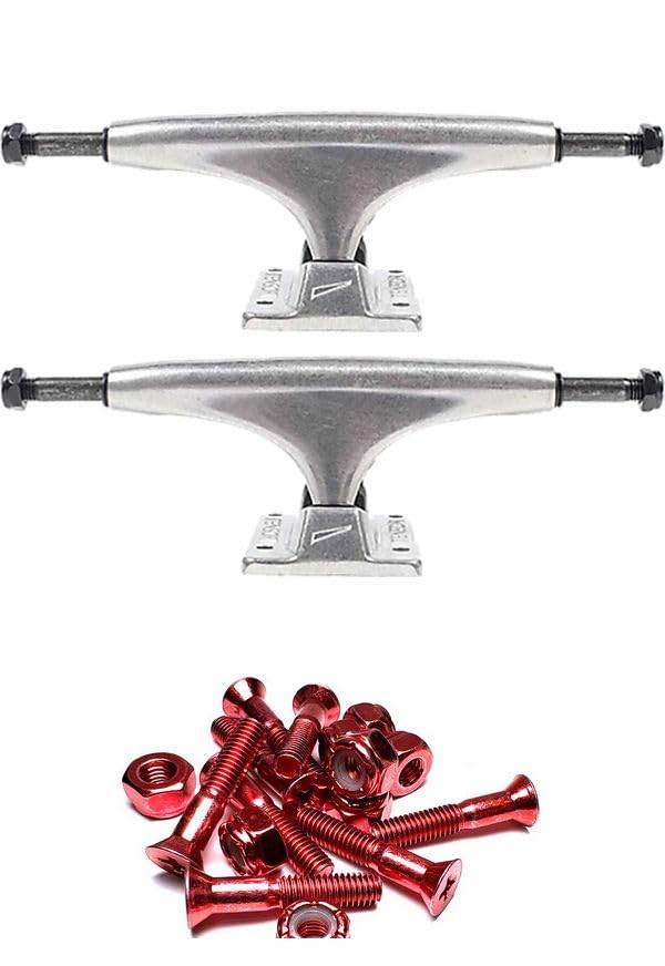 Tensor Trucks Alloy Polished/Black Skateboard Trucks - 5.0