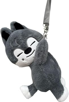 Cute Backpack Merch Plush Animal Small Crossbody Bag Casual Shoulder Bag For Travel