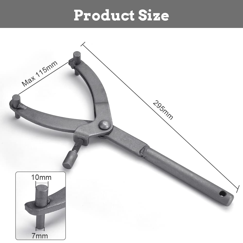 Chiave Regolabile Per Riparazioni Chiave Blocca Volano DEXYZZY Per Scooter E Moto - Strumento Regolabile Accessori Scooter - 11