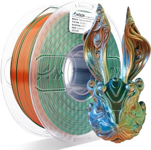 AMOLEN PLA Silk Blue 1.00kg