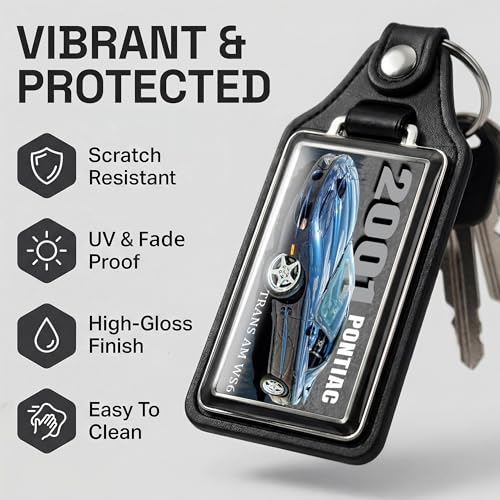 Image of Brotherhood Car Key Chain for Trans Am Firebird - Classic Models Keychain for Men and Women Gift Key Ring