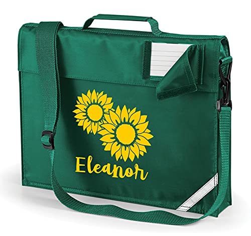 Tournesol personnalisable vert porte-nom taille unique deco table bapteme