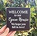 Produktbild Rummy Hausschild Welcome to Our Open House, Hausverkaufsschild, Realtor Schild, personalisierbar