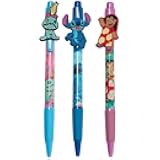 Disney Lilo and Stitch Pens for Kids, 3 Pack Pens Set, Cute Pens for Boys and Girls – Lilo, Stitch, and Scrump