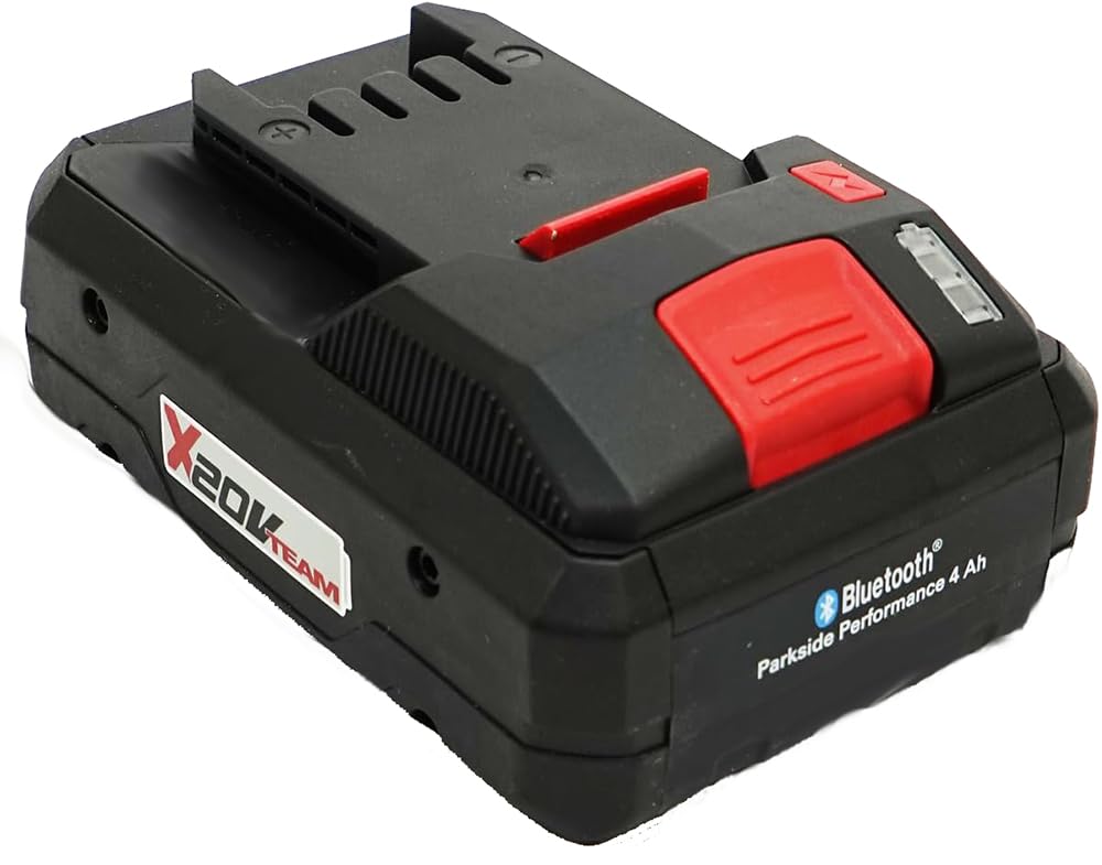 Parkside Performance® - Batteria intelligente da 20 V, PAPS 204, 4 Ah, 1 pezzo, 20 V, 4 Ah, 80 Wh, 5 celle, batteria agli ioni di litio