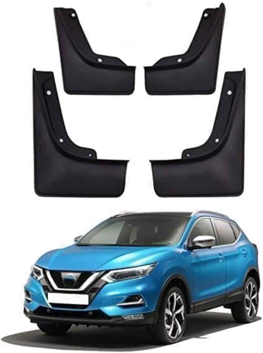 Bavettes de voiture pour Nissan Qashqai J11 2018-2021 garde-boue