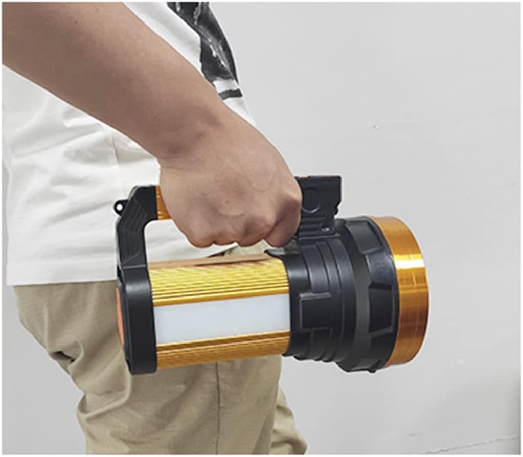 Flashlight Rechargeable Super Bright Outdoor Long-Range Spotlight Portable Searchlight High-Power Household Miner's Lamp (A 30h) image 5