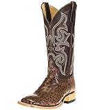 Horse Power Mens Top Hand Kango Tobac Full Quill Ostrich 13 Chocolate Pull Up Top 10 EE Saddle