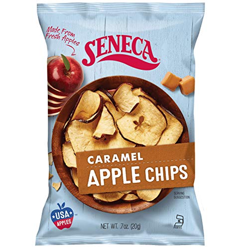Seneca Caramel Apple Chips | Made with Red Delicious Apples | 100% Fresh Fruit Snack
