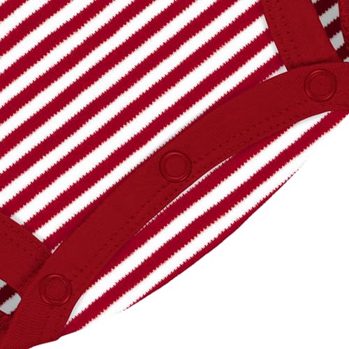 Creative Knitwear College Baby Striped Long Sleeve Bodysuit - Team Logo, Multiple Colors, Unisex (0-12 Months)3
