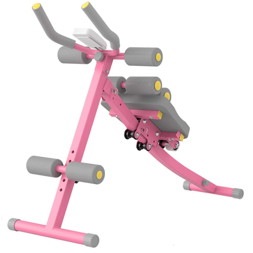 ZYCSKTLFitness Equipment AB Workout Machine,Foldable Supine As An Auxiliary Device, Multi-functional Abdominal Training Device, Home Abdominal Roller Coaster With Display