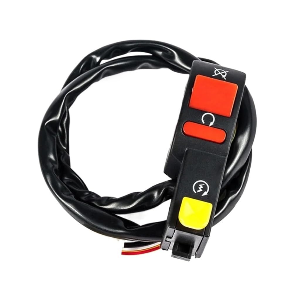 Bouton d'arrêt moto interrupteur de commande guidon et marche arrêt quad