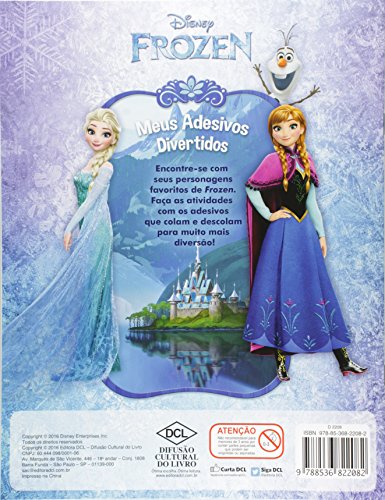 Disney - Meus adesivos divertidos - Frozen - NV