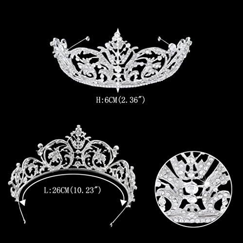 EVER FAITH Wedding Hair Accessories for Bride White Crystal Bridal Art Deco Flower Headband Tiara for Woman