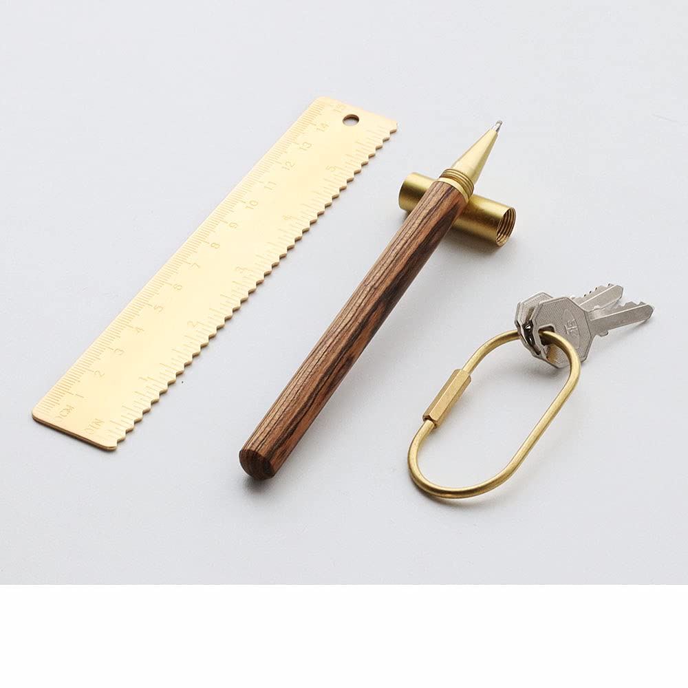 mordeco Work Desk Kit with Pen, Ruler, Ring for Fancy Nice Gift, Signature, Executive Business, Office Supplies (3 Pcs)