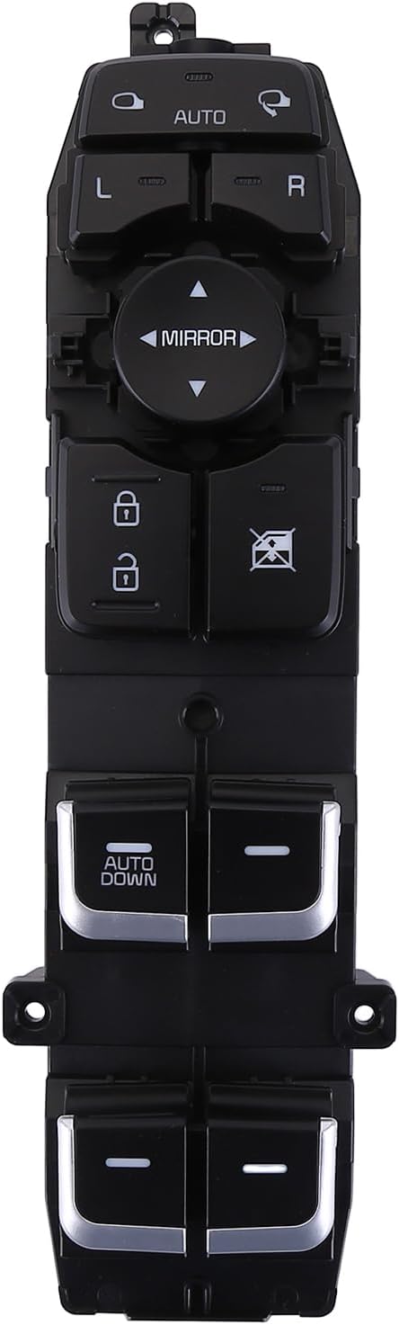 Left Driver Side Master Power Window Switch Fit for Kia for Sorento 2015-2020, 93570-C5010 Car Power Window Control Switch Replacement