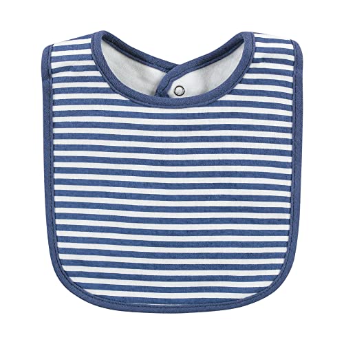 Image of Hudson Baby Unisex Baby Cotton Bibs, Dino Roar, One Size