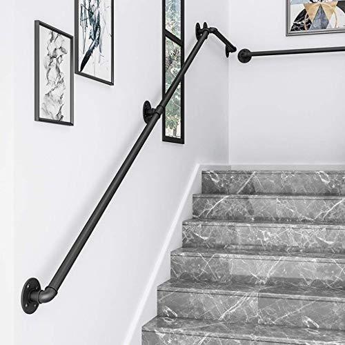Rampe d'escalier pour marches intérieures et extérieures