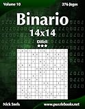 Binario 14x14 - Difícil - Volume 10 - 276 Jogos (Portuguese Edition)
