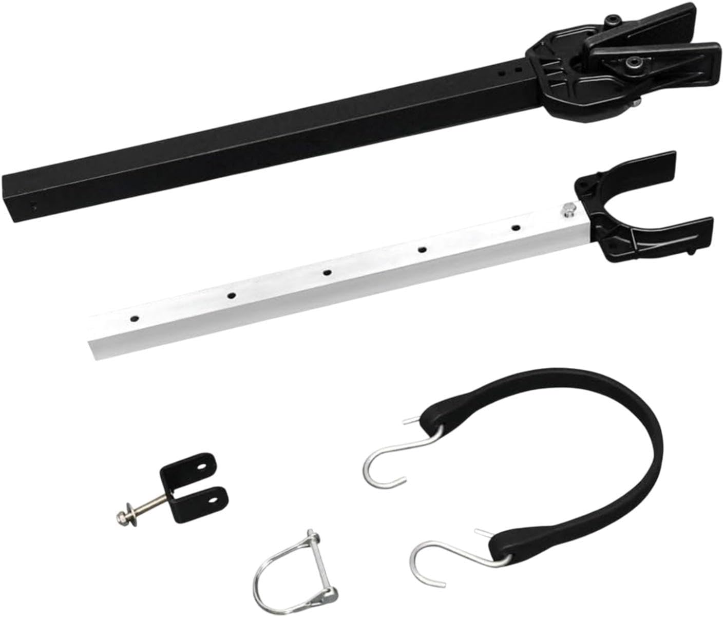 Outboards Motor Bracket Adjustable Transom Saver Heavy Duty Boat Motor Mount Composite Head Marine Engine Holder Suitable for Outdoor Boating Sailing, Black