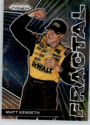 2023 Panini Prizm Fractal Racing #10 Matt Kenseth Official NASCAR Trading Card in Raw (NM or Better) Condition