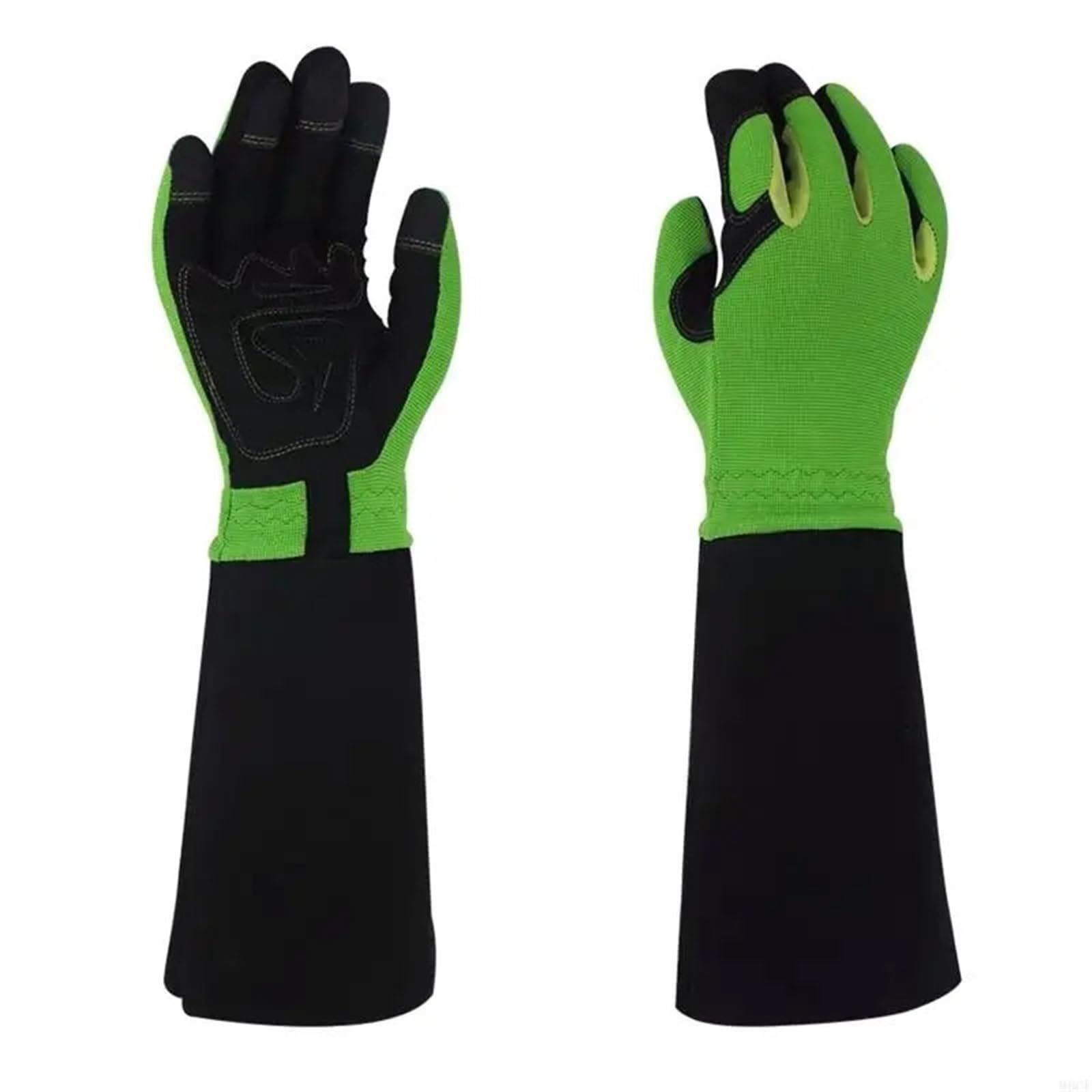 Guantes de jardinería largos Guantes de poda rosas for hombre y mujer, largos, resistentes a las espinas, for jardinería trabajo(Green)