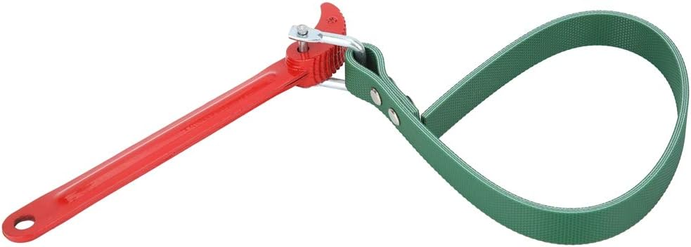 Ubervia® Simple Strong Tension Convenient Oil Filter Wrench, Small Oil Filter Wrench, General Purpose Professional for Installation of Pipes Oil Filters