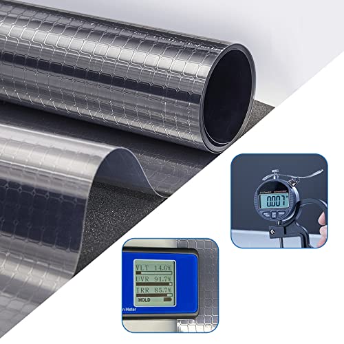 One Way Window Privacy Film See Out Not In Sun Blocking Window Tinting Film For Home Reflective Heat Blocker Window Tint Non-Adhesive Static Cling Glass Door Covering(17.5 X 78.7 Inch) #TOP5