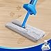 MR.SIGA Easy Self-Wringing Flipping Flat Mop, Double Sided Lazy Mop for Laminate, Tile, Hardwood Floor, Wet & Dry Mopping in 2 Sides, Pad Size 12.5’’X 4.3’’(32 x 11cm)